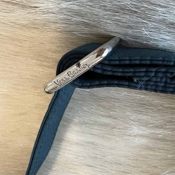 VERA BRADLEY Falling Flowers HADLEY Bag Crossbody Satchel Tech Green Pink 2017 - Picture 10 of 14